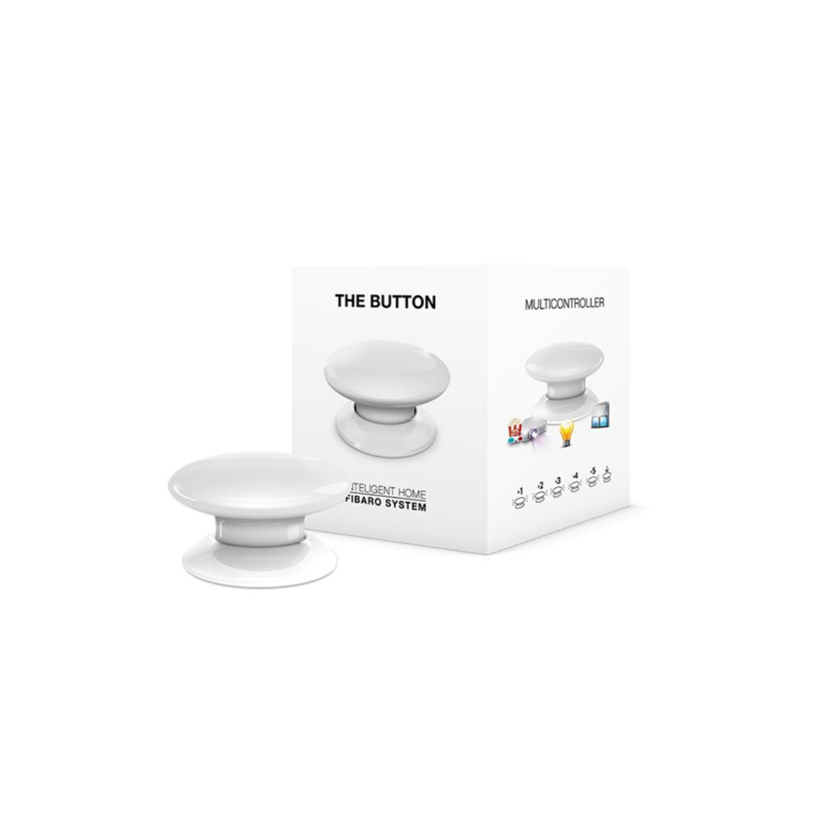 Button / Fibaro Heimautomatisierungsknopf Sensor, Z-Wave+ Z-Wave FIBARO The Weiß - Weiß