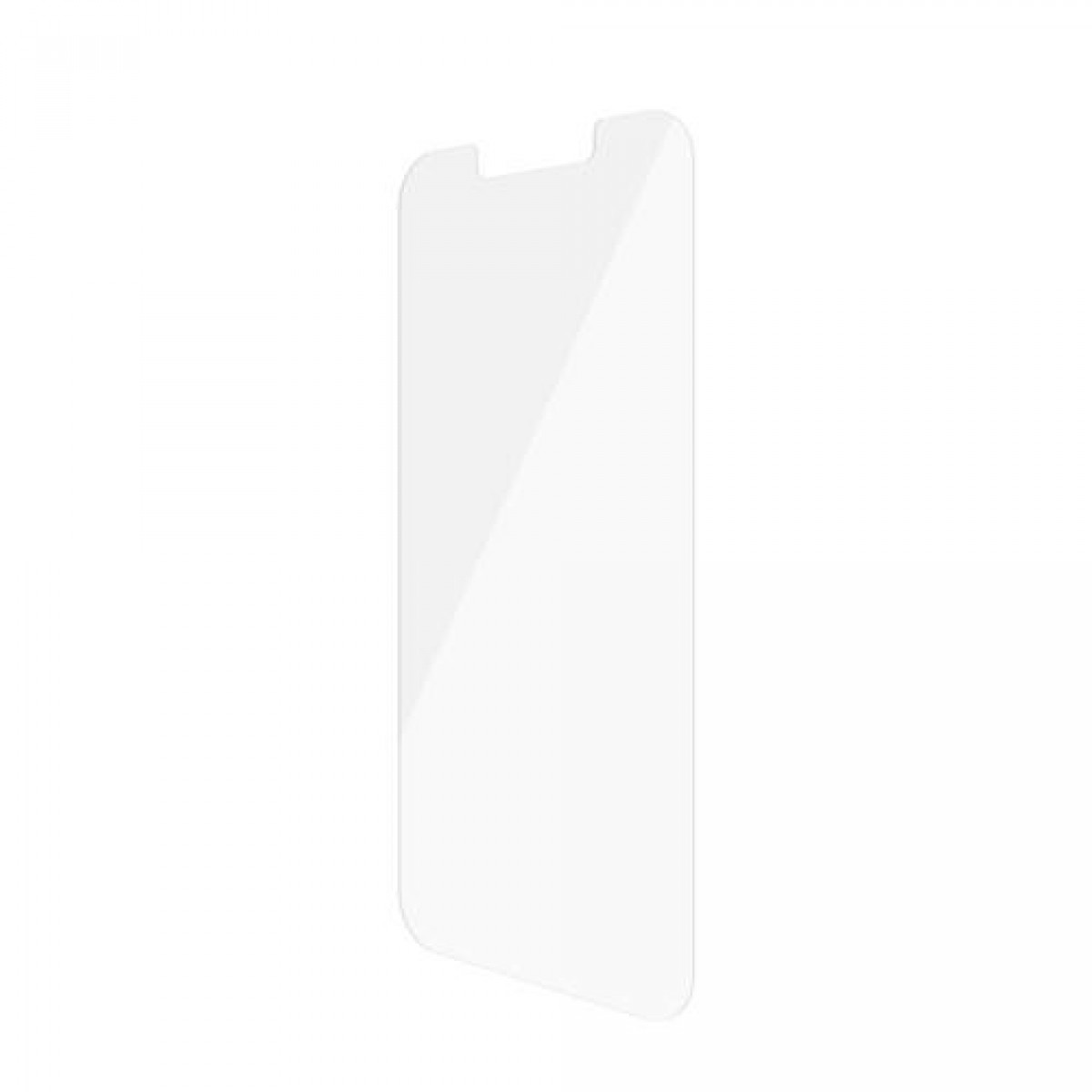 Una protezione per lo schermo del telefono trasparente. La protezione è trasparente.