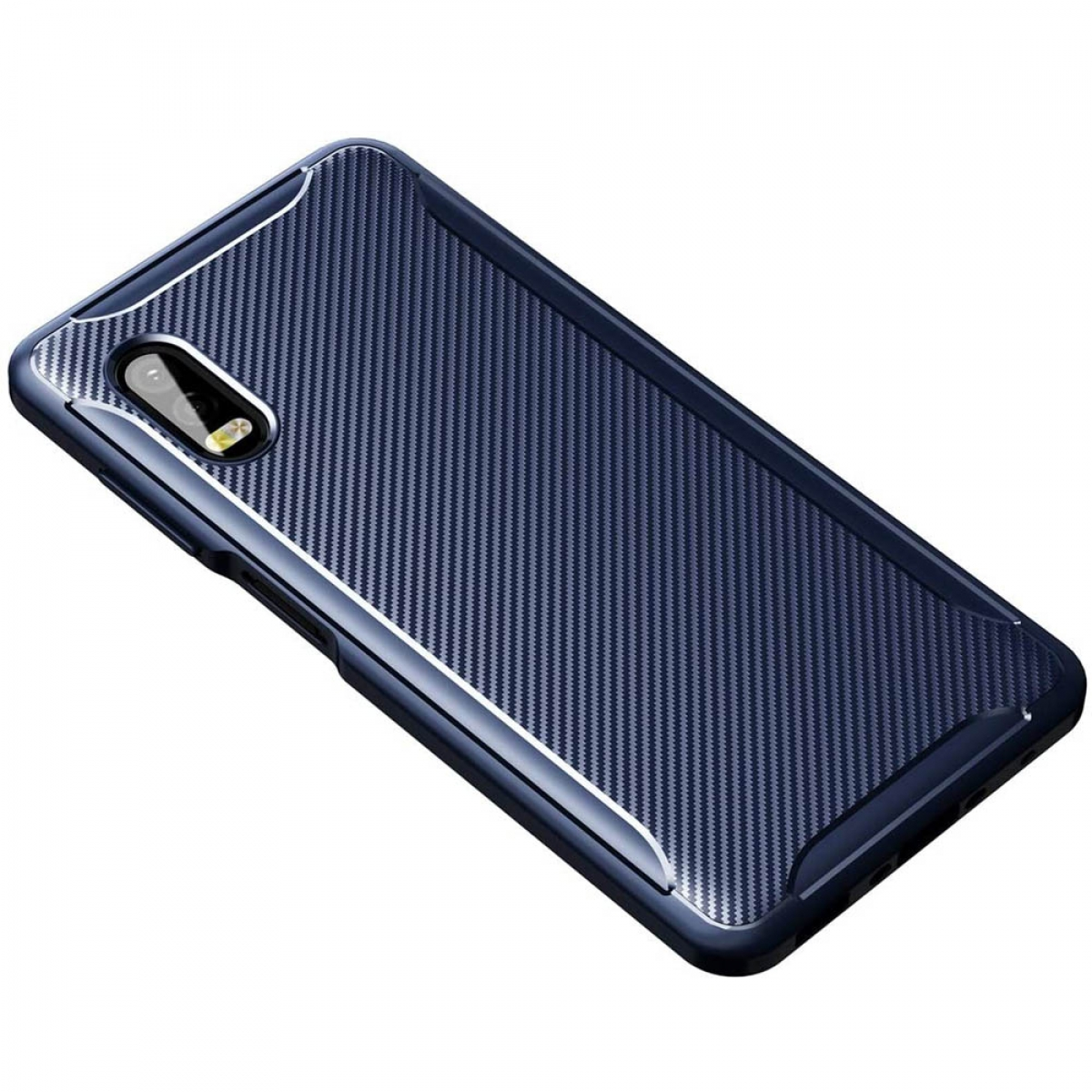 CASEONLINE Carbon, Backcover, Samsung, Xcover Galaxy Pro, Blau