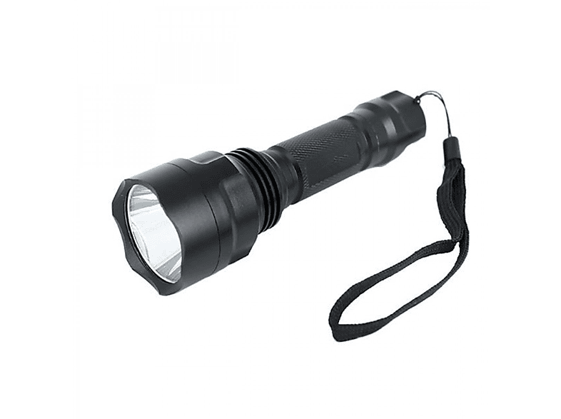 Taschenlampe mit 700 Taschenlampe Wasserdichte Lm INF - Schwarz Akku