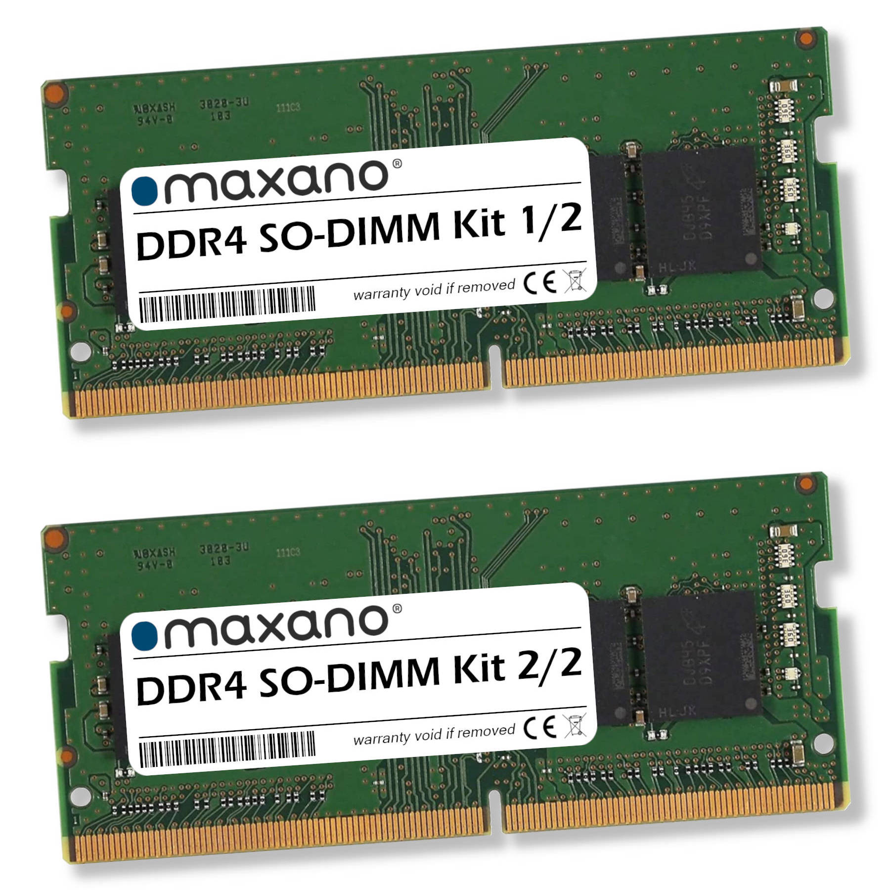 Arbeitsspeicher 16 SDRAM GB für MAXANO RAM 2x 8GB QNAP QGD-1600P (PC4-19200 SO-DIMM) 16GB Kit