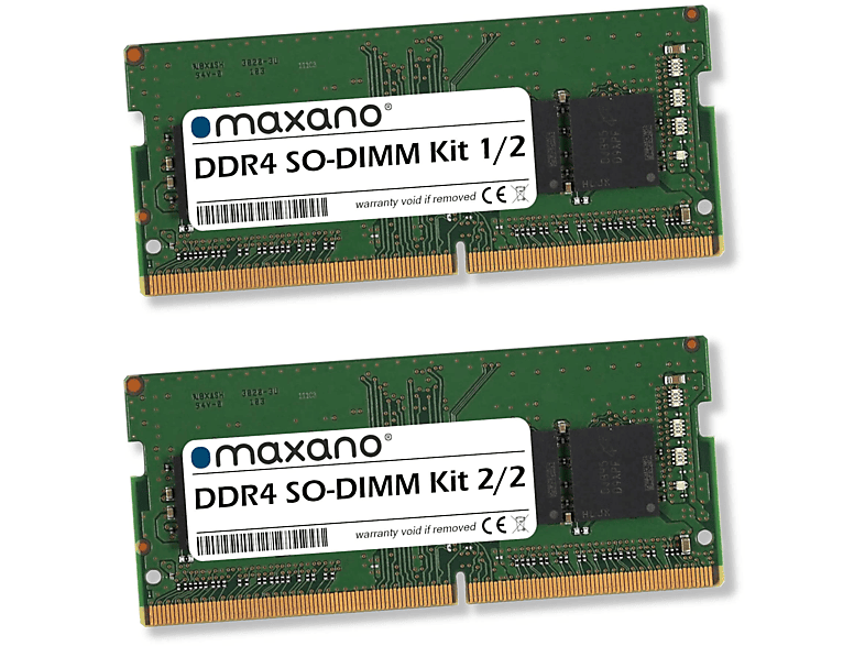 MAXANO 16GB Kit 2x 8GB RAM für QNAP TS-h973AX (PC4-21300 SO-DIMM) Arbeitsspeicher 16 GB SDRAM