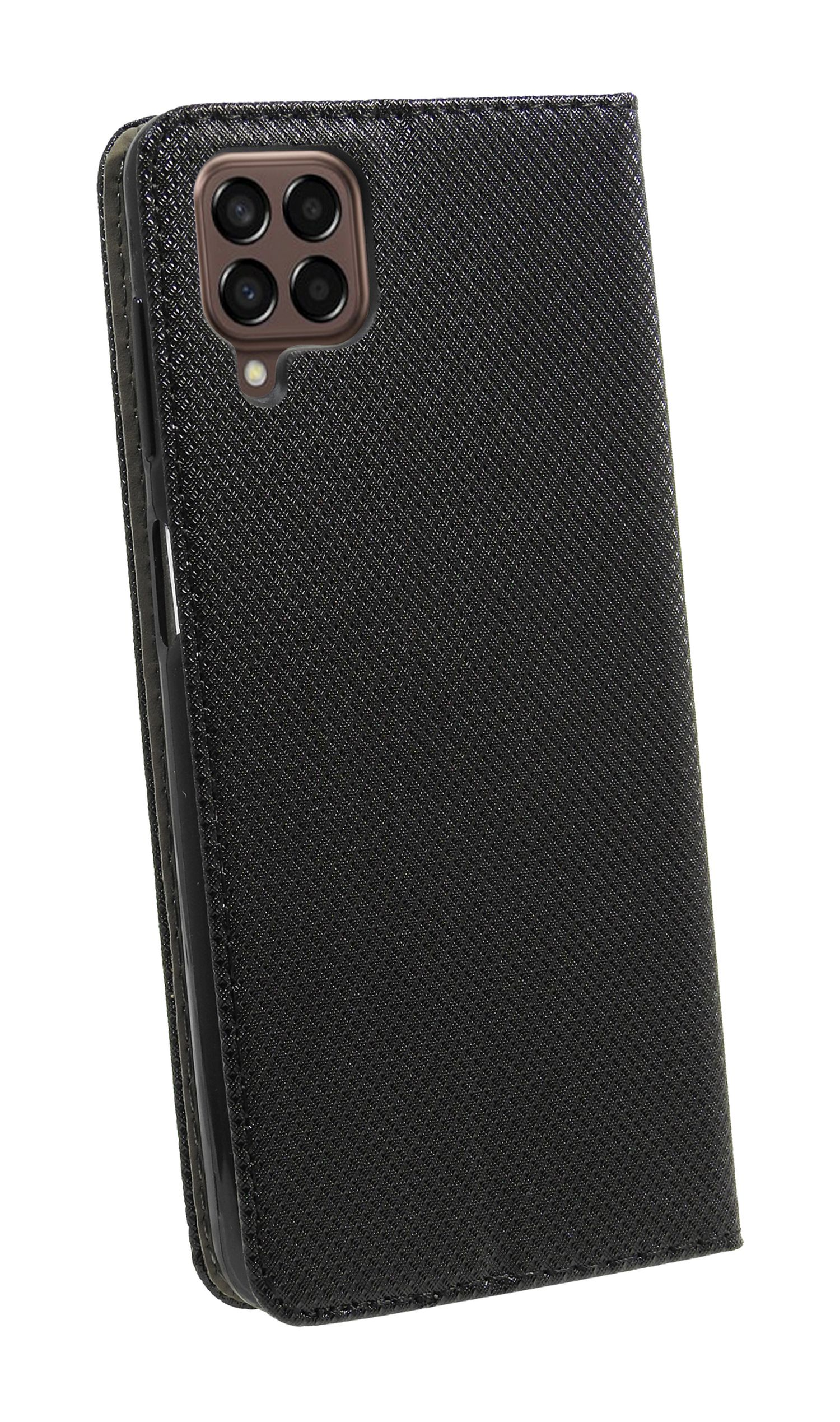 Bookcover, Schwarz Buch Galaxy Tasche, M33, COFI Samsung,