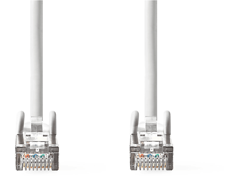 NEDIS CCGT85320WT75, CAT6a-Netzwerkkabel, 7,50 m | Adapter & Netzwerkkabel
