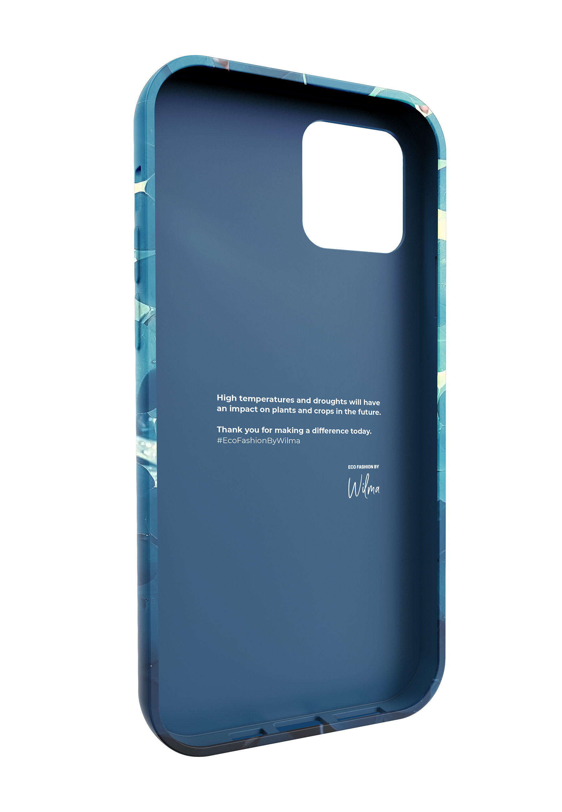 ECO FASHION BY WILMA Backcover, Max, blau P12PM, Pro iPhone 12 Apple