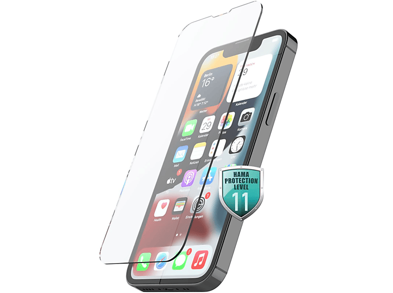 HAMA 3D-Full-Screen-Schutzglas Displayschutz(für Apple iPhone 13 Pro Max)