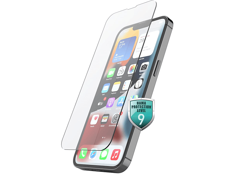 iPhone Apple HAMA Max) Crystal Displayschutz(für 13 Echtglas-Displayschutz Glass\