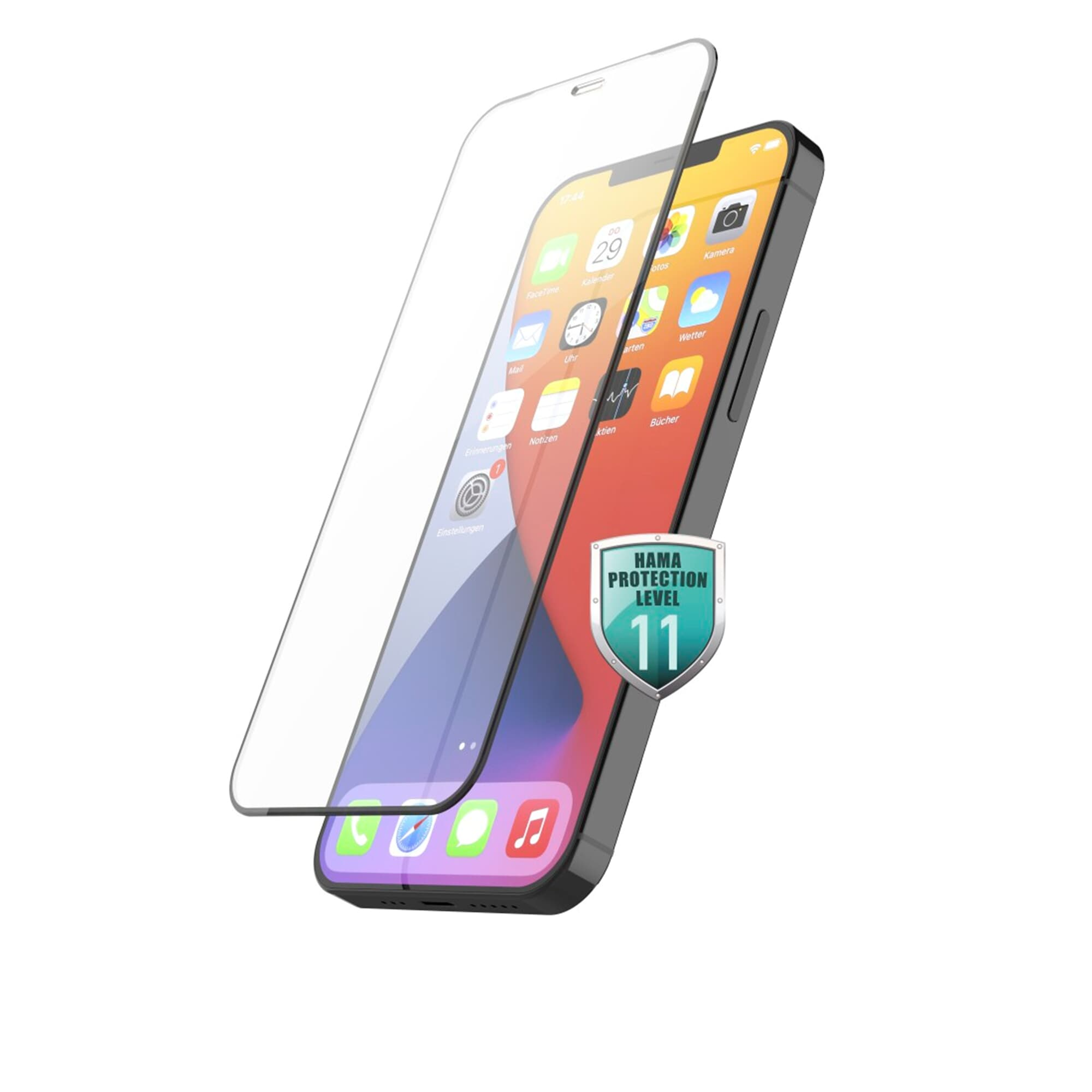 3D-Full-Screen-Schutzglas HAMA iPhone 12/12 Apple Pro) Displayschutz(für