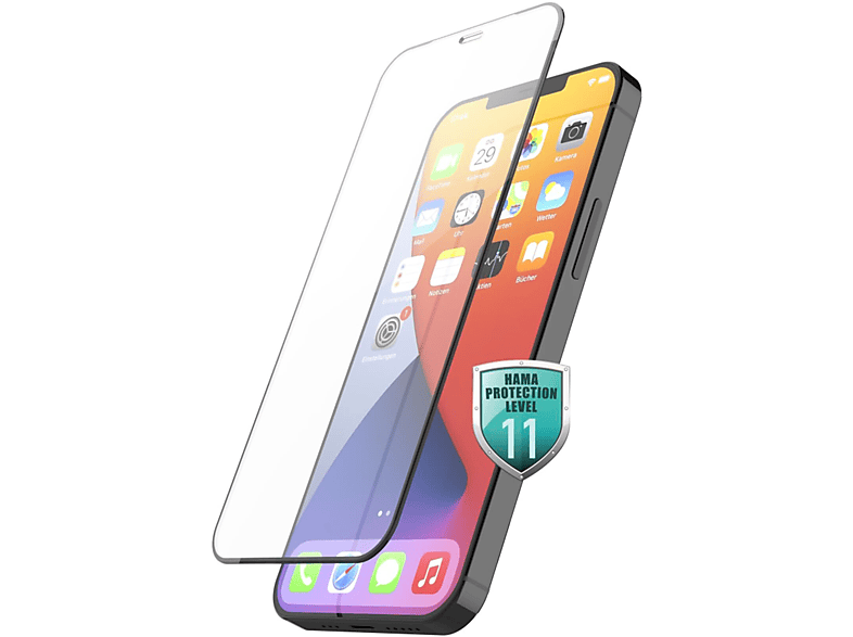 3D-Full-Screen-Schutzglas HAMA iPhone 12/12 Apple Pro) Displayschutz(für