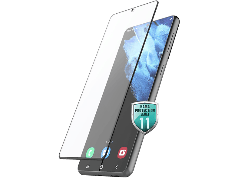 Samsung Galaxy Displayschutz(für HAMA S21) 3D-Full-Screen-Schutzglas