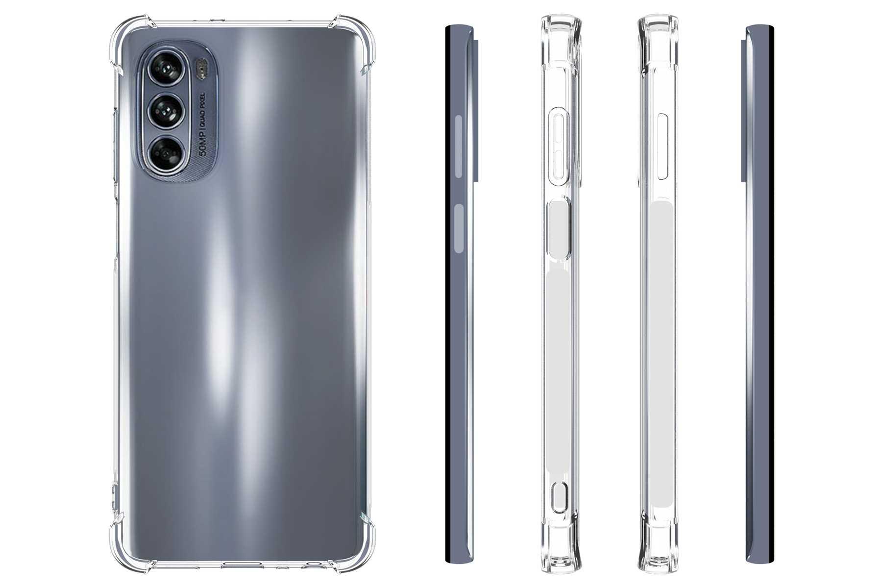 MTB MORE Motorola, ENERGY 5G, G62 Transparent Case, Armor Backcover, Clear