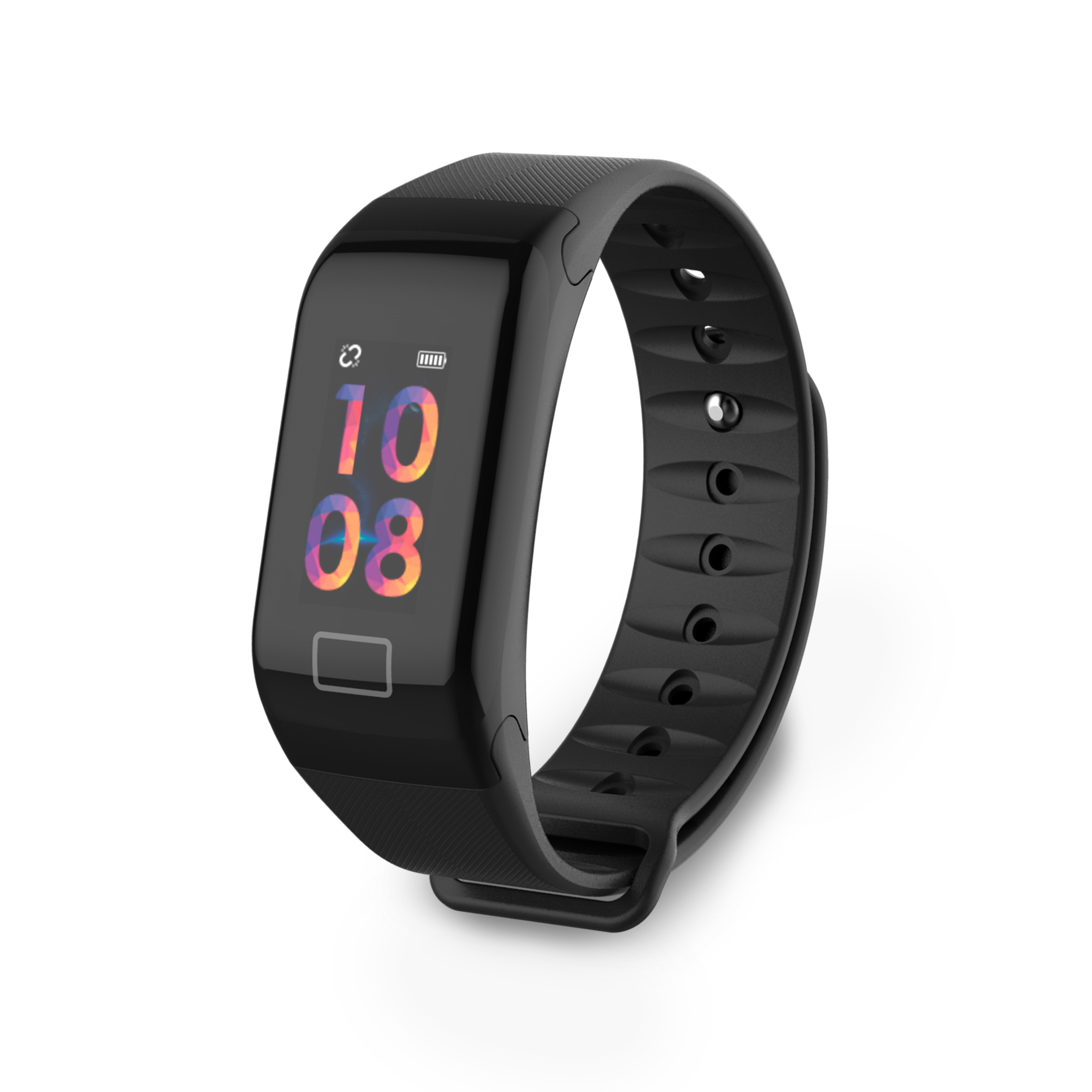 Pulsera de actividad - Healthy Hr V.2 KSIX, Negro, 0,96 "