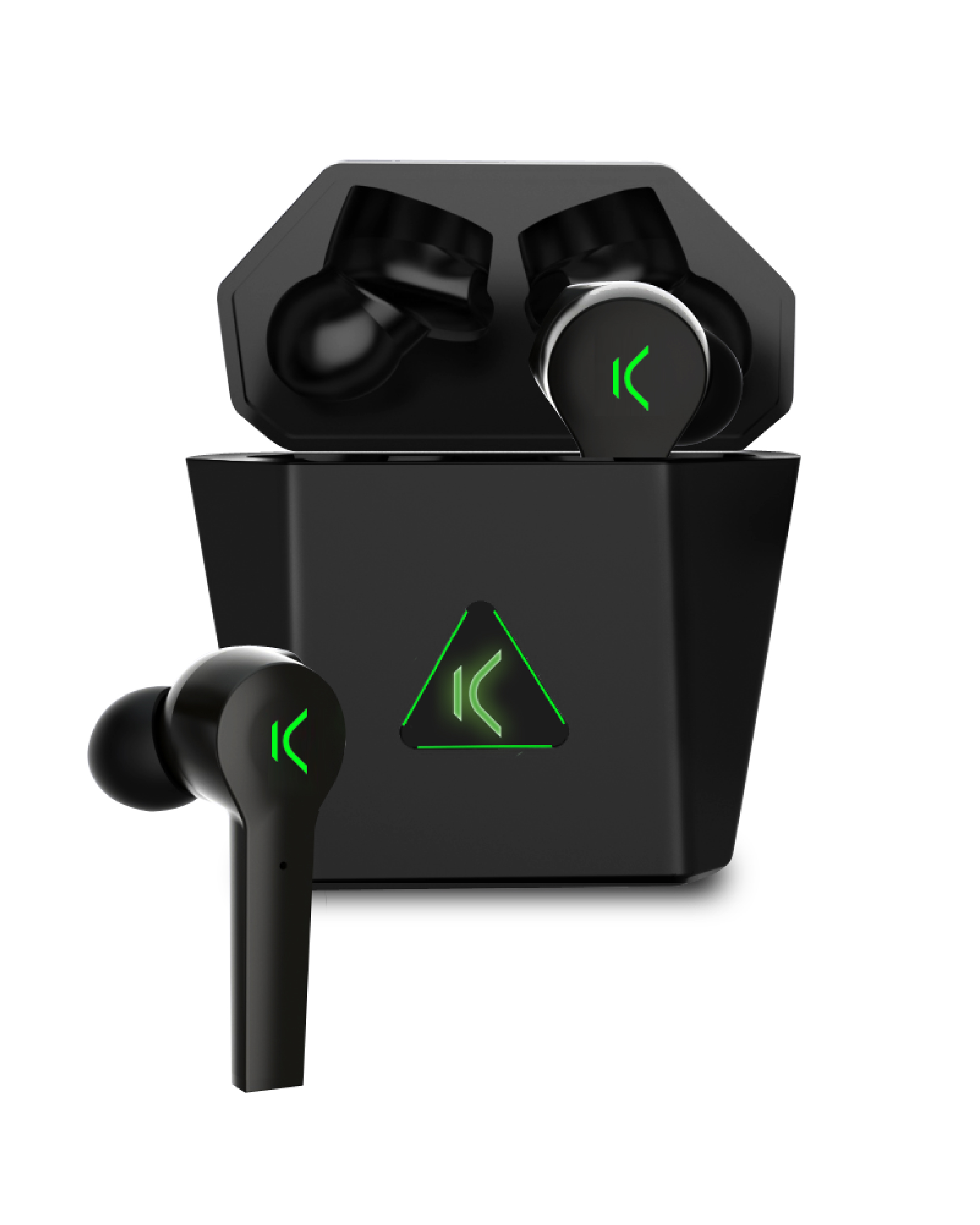 Auriculares Inalámbricos - Saga KSIX, Intraurales, Bluetooth, Negro