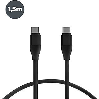 Cable USB - CONTACT Tipo C a Tipo C, USB-C, Negro
