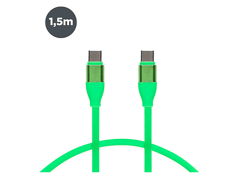 Mumbi Cavo USB 3.0 Da USB-C Maschio A USB-A Maschio – Nylon Intrecciato, 1 Metro, Nero – Per Ricarica E Dati - 3