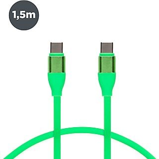 Cable USB - CONTACT Tipo C a Tipo C, USB-C, Verde