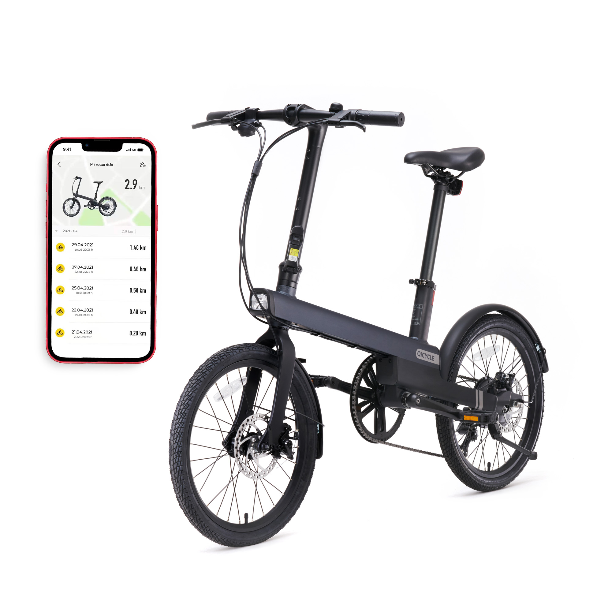 - C2 QICYCLE, 250w, 25 km/hkm/h, Negro