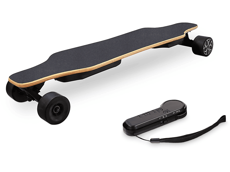 Longboard eléctrico H2B02 PRO KSIX, 25 km/h, Negro MediaMarkt