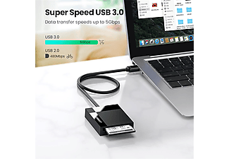 MIRAIGO UGREEN 4 in 1 USB 3.0 SD/TF CF MS, SD SD-Adapter, 32 GB