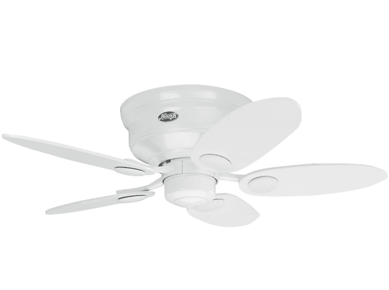 HUNTER FANS Mini Low Profile Deckenventilator Weiß (75 Watt) MediaMarkt