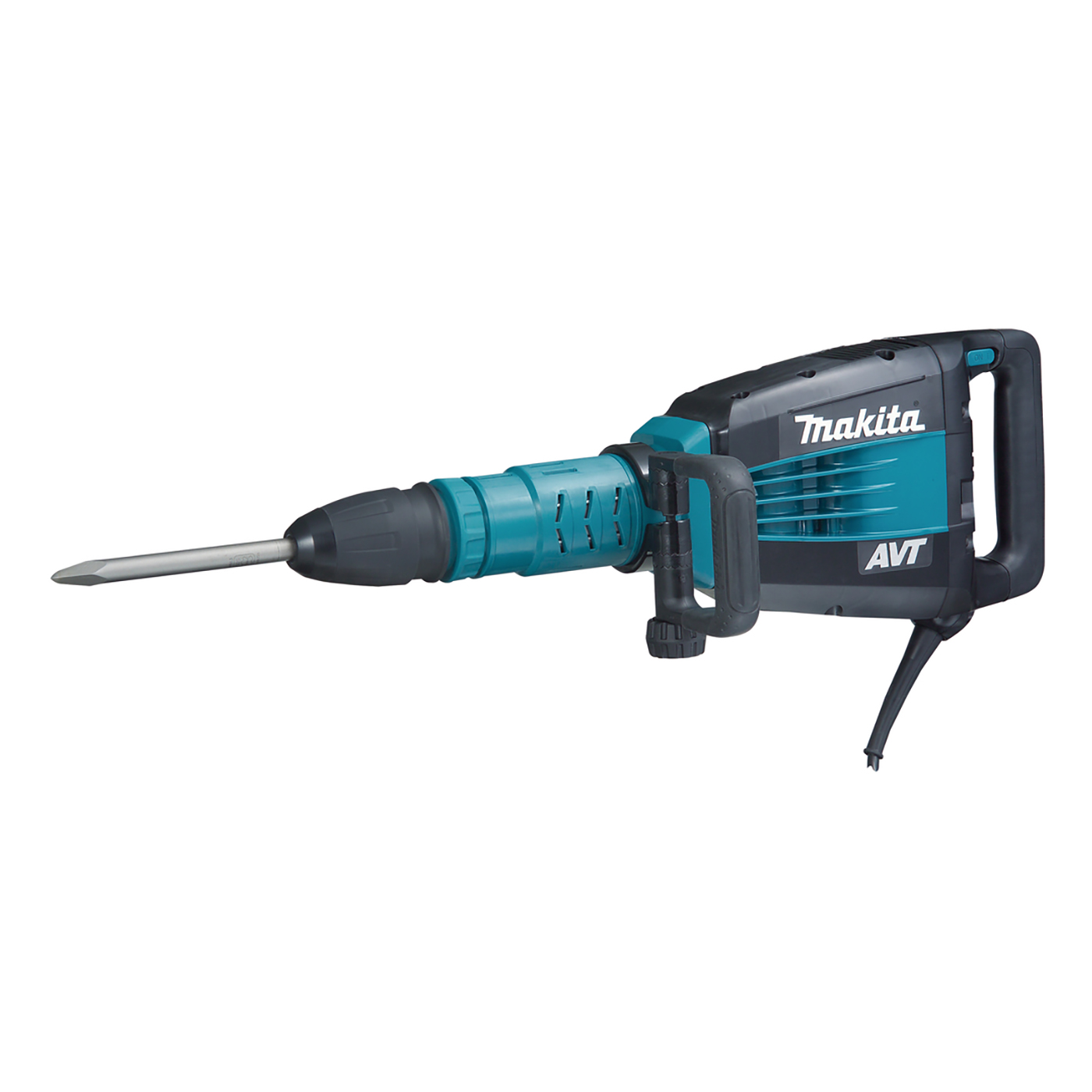 Un martello demolitore Makita è mostrato. È turchese e nero.