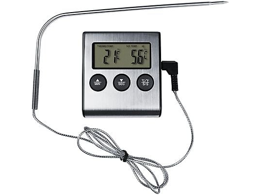 STEBA AC 11 Digitales Bratenthermometer, Silber