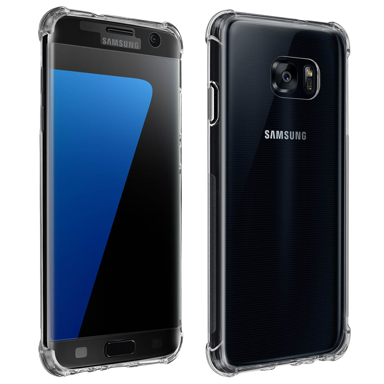 AVIZAR Prems Backcover, S7 Series, Edge, Samsung, Galaxy Transparent