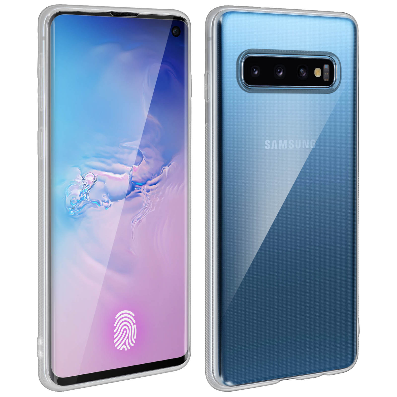 AVIZAR Samsung, S10, Galaxy Backcover, Set Series, Transparent