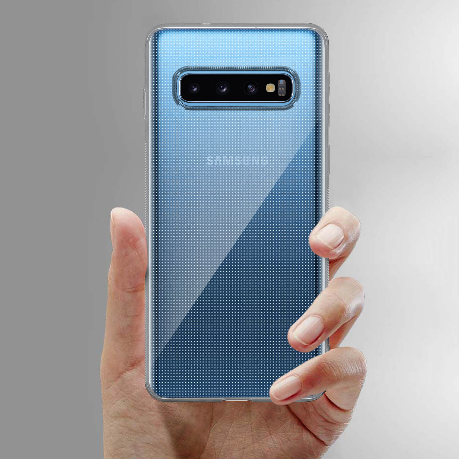 AVIZAR Samsung, S10, Galaxy Backcover, Set Series, Transparent