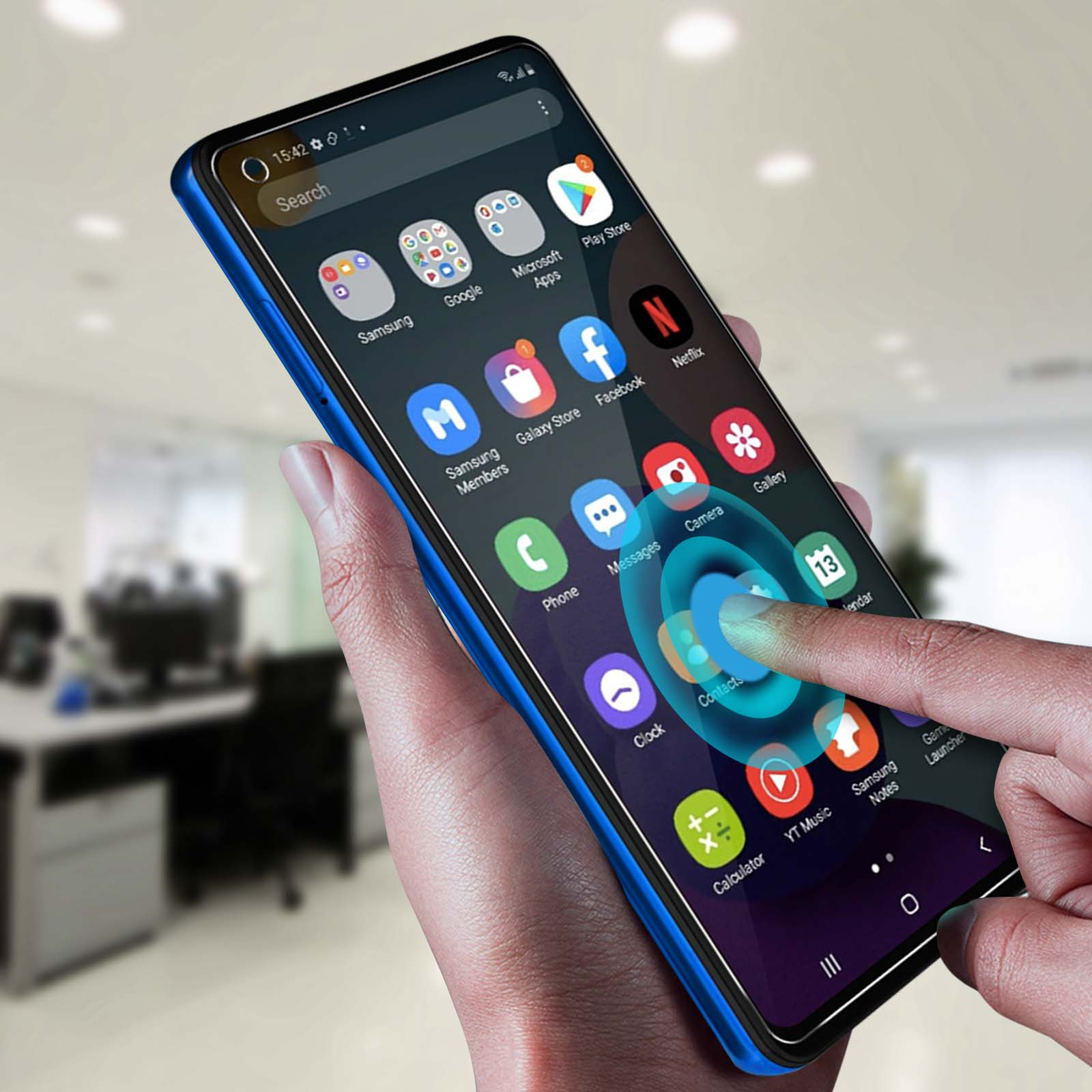 ölabweisender Glas Flexibles Schutzfolie A21s) Galaxy AVIZAR Samsung Beschichtung mit Schutzfolien(für