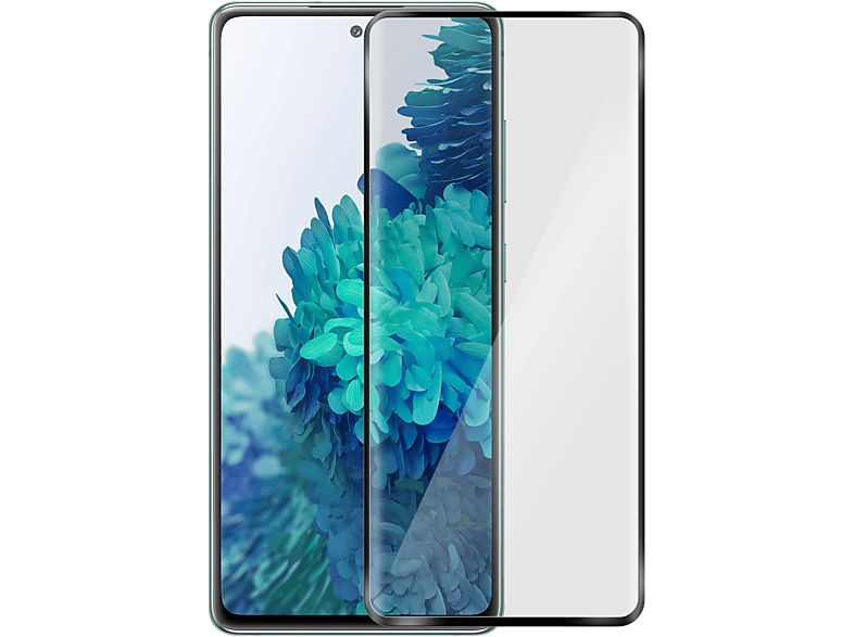 Galaxy Samsung 9H Glas-Folien(für Glas S20 AVIZAR Gehärtetes Rand FE) Härtegrad, Schutzfolie Schwarz mit