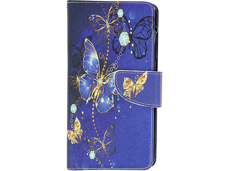 A12, Blau Galaxy Series, AVIZAR Rundumschutz Samsung, Bookcover,
