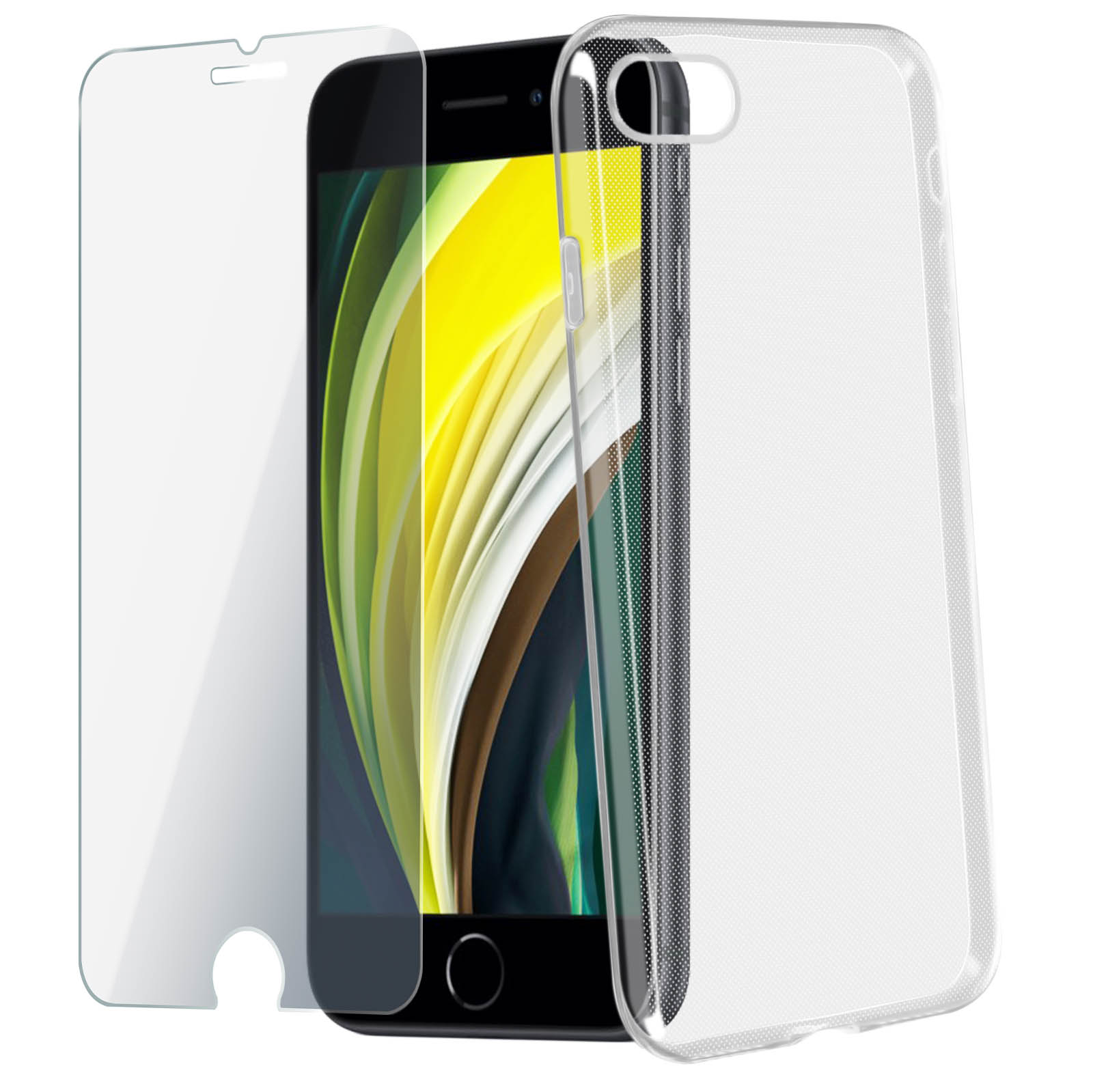 AVIZAR Transparent Backcover, Set iPhone Series, Apple, 2022, SE