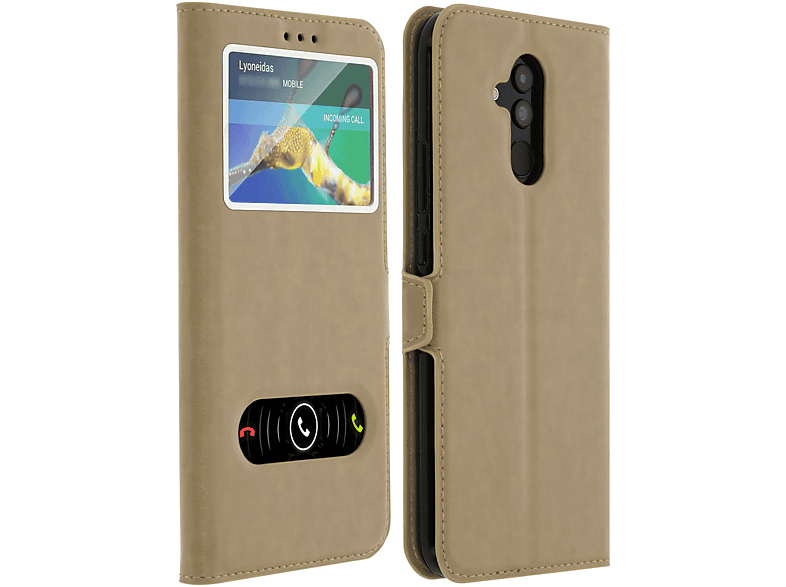 AVIZAR Towind Series, 20 Gold lite, Bookcover, Huawei, Mate