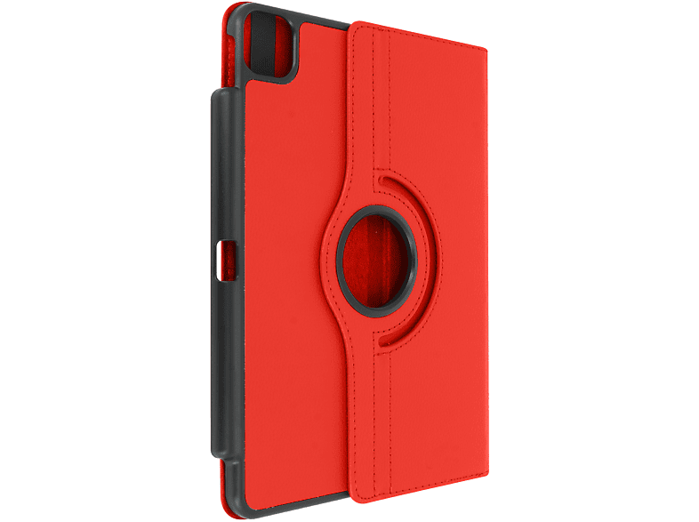 AVIZAR 360 Bookcover Etui Rot für Kunstleder, Apple Series