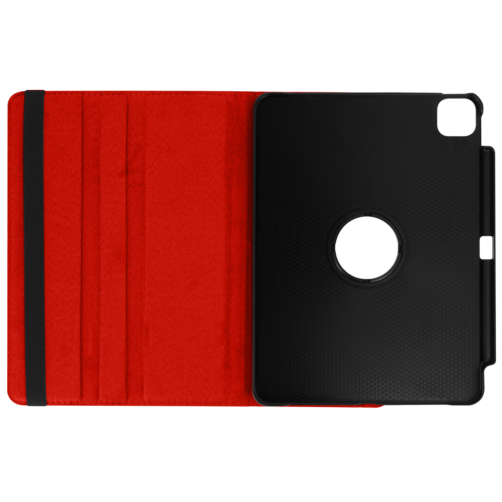 Apple AVIZAR für Kunstleder, Etui Series Rot Bookcover 360