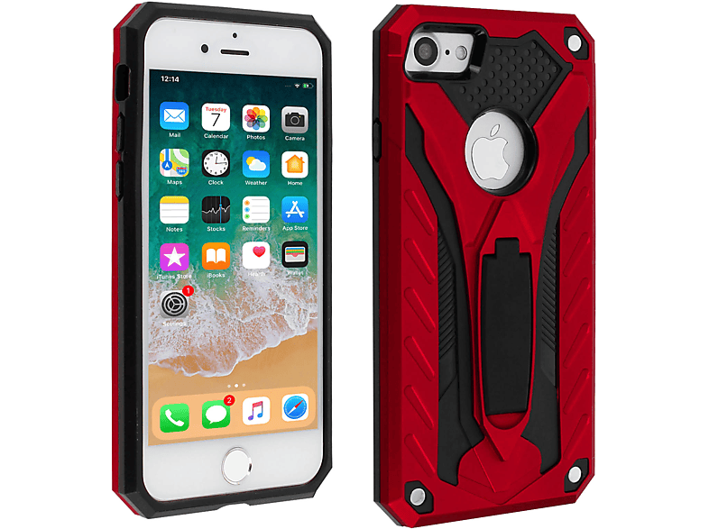 AVIZAR Phantom Series, Backcover, Apple, iPhone SE 2022, Rot