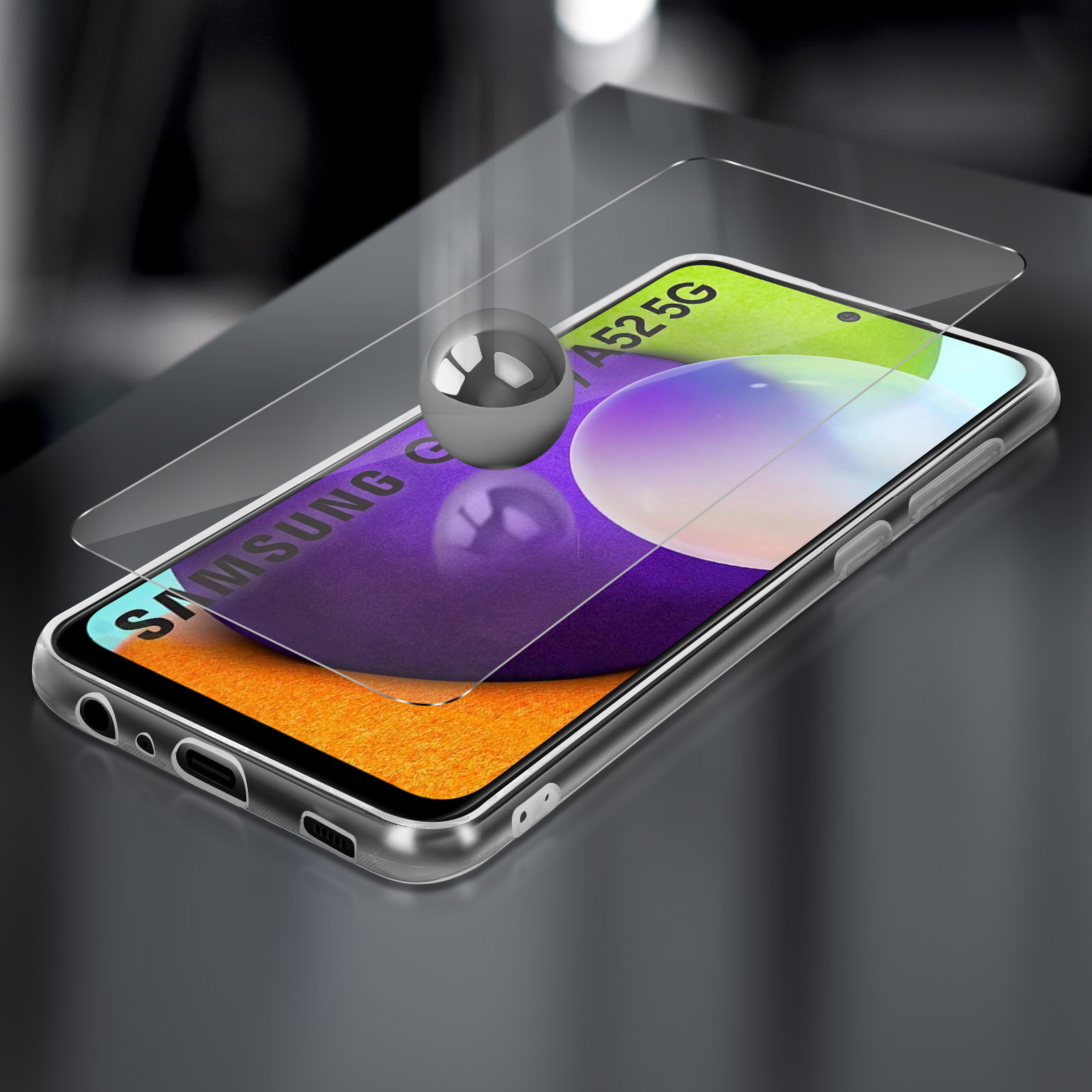 4SMARTS Set Series, Backcover, Samsung, Galaxy A52s, Transparent