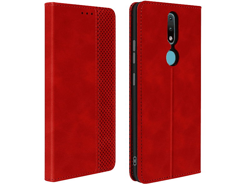 Nokia, Bookcover, AVIZAR 2.4, Series, Split Nokia Rot