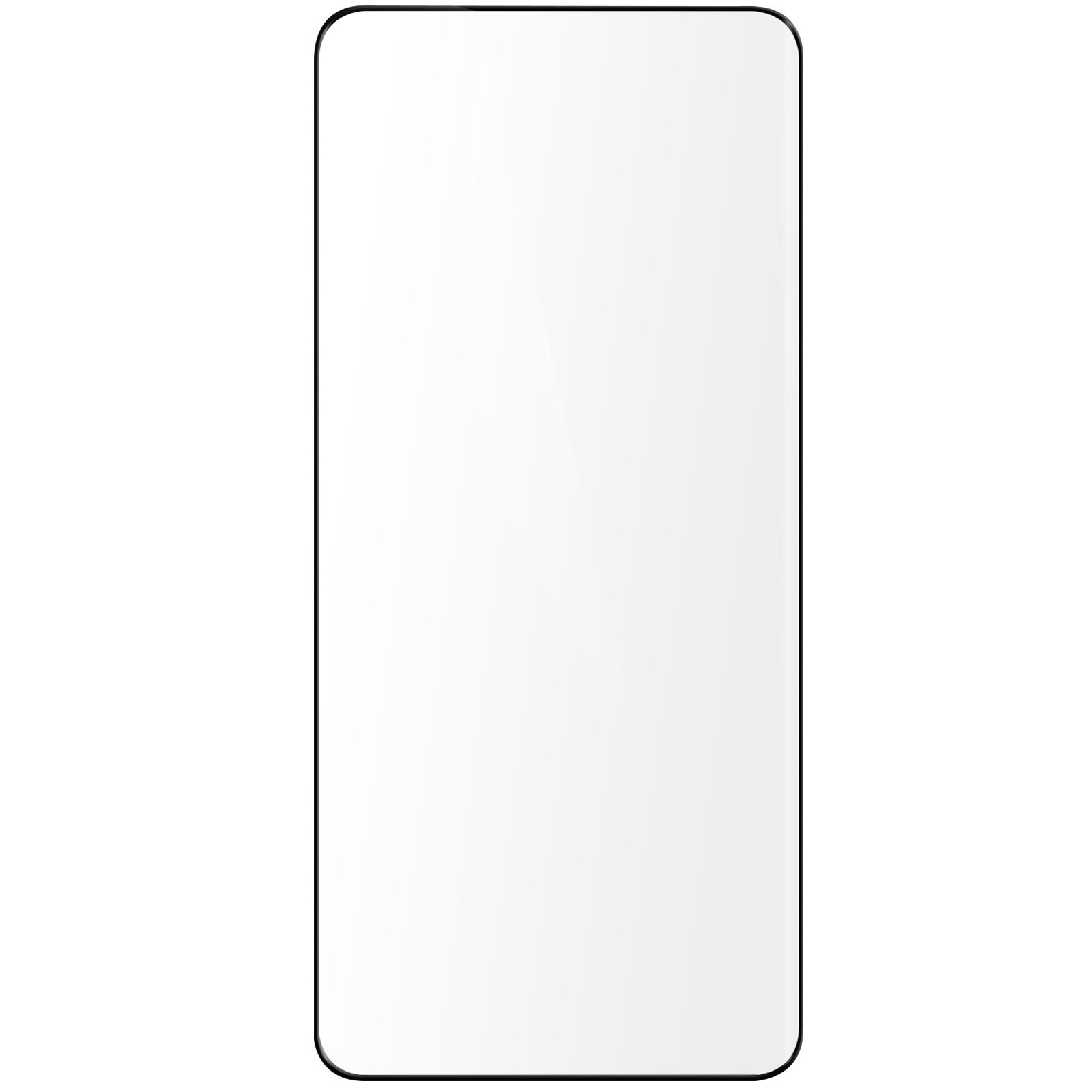 Schermo di smartphone con cornice nera.