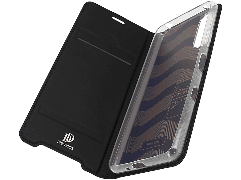 DUX DUCIS Pro Series, Bookcover, Sony, Xperia 10 III, Schwarz