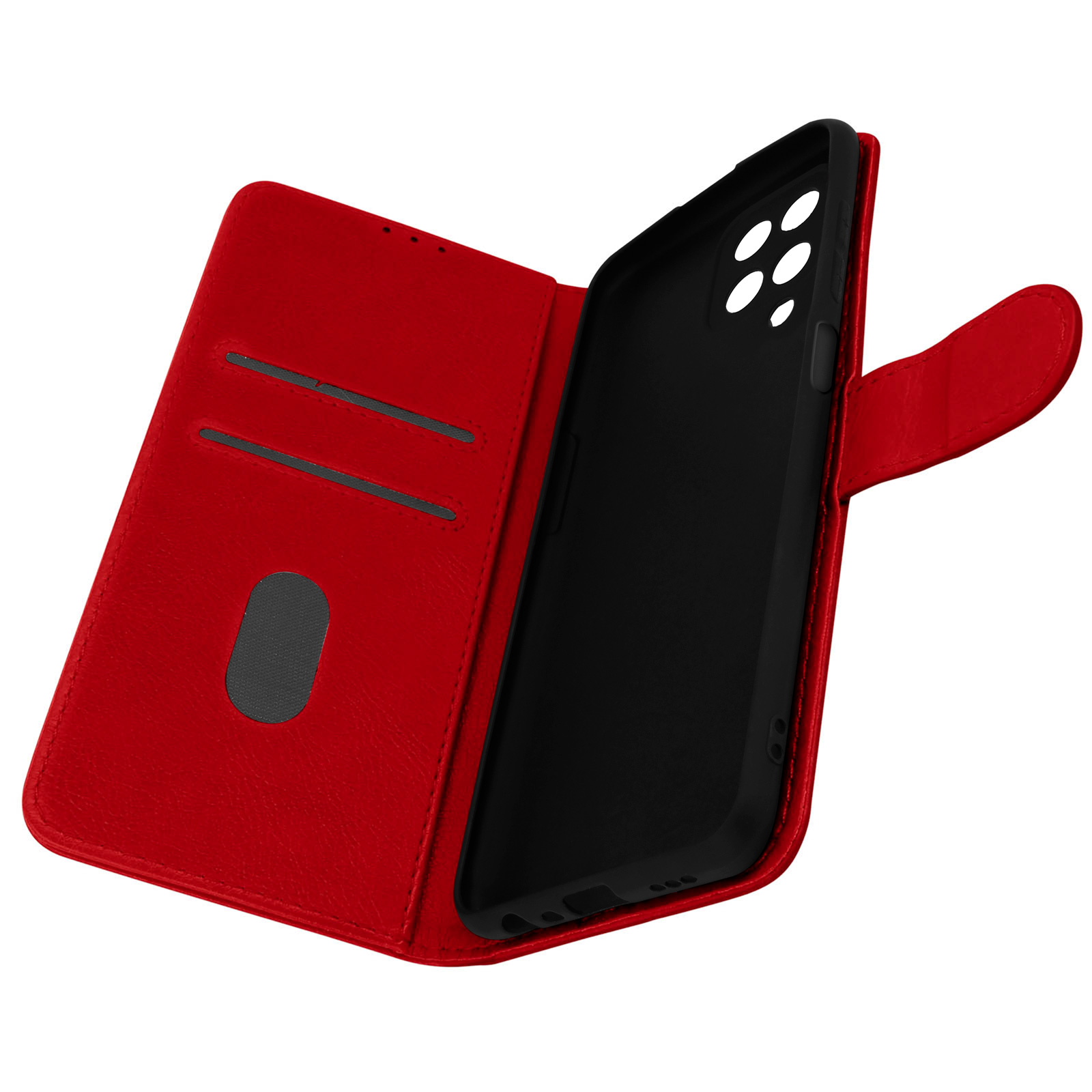 Samsung, Series, M12, AVIZAR Chester Galaxy Rot Bookcover,