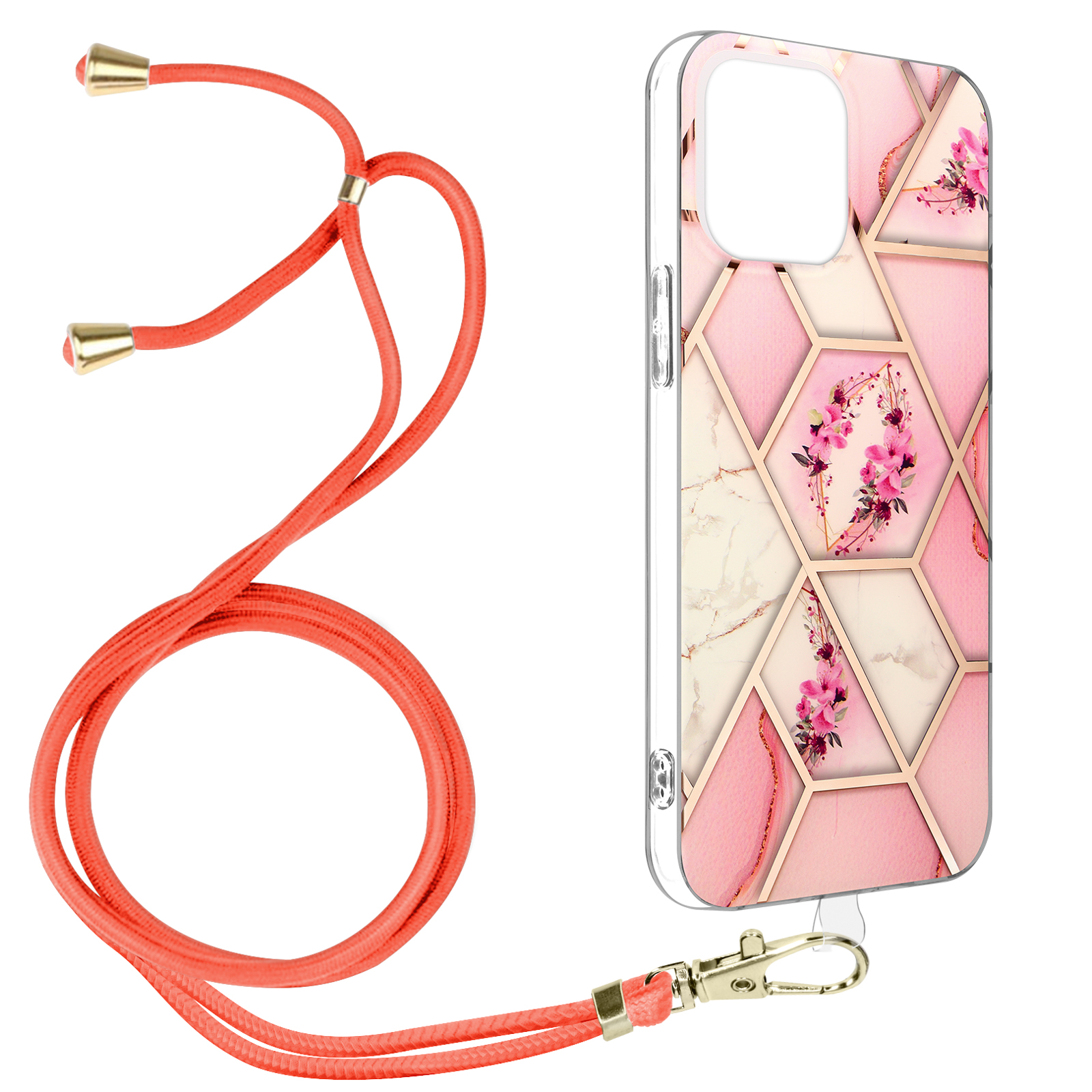 Rosa Apple, iPhone 13, Marnek Series, Backcover, AVIZAR