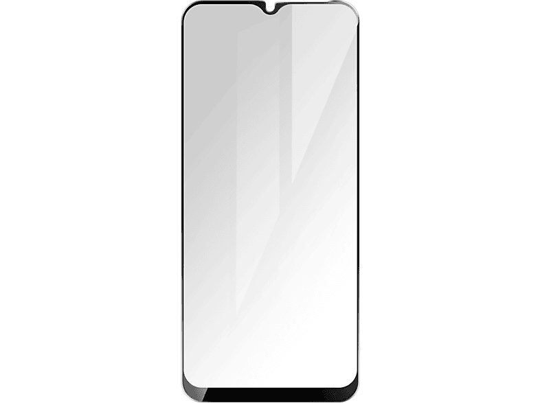 AVIZAR Gehärtetes Glas Schutzfolie mit 9H Härtegrad, Rand Schwarz Glas-Folien(für Samsung Galaxy A22 5G)