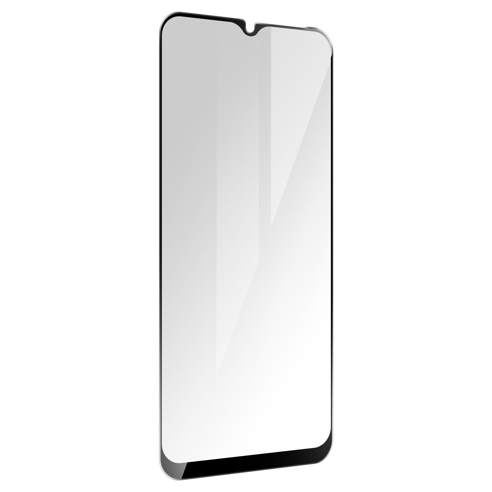 Glas AVIZAR A22 9H Härtegrad, 5G) Glas-Folien(für Samsung Gehärtetes Schwarz mit Rand Schutzfolie Galaxy