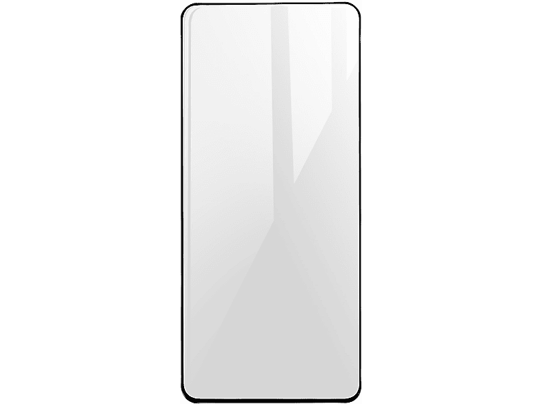 AVIZAR Gehärtetes Glas Schutzfolie mit ölabweisender Beschichtung, Rand Schwarz Glas-Folien(für Xiaomi 11 Lite 5G NE)