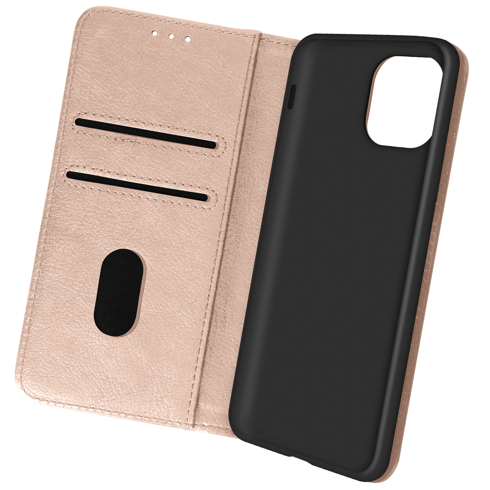 Pro, Apple, Series, iPhone 13 Bookcover, Rosegold AVIZAR Chester