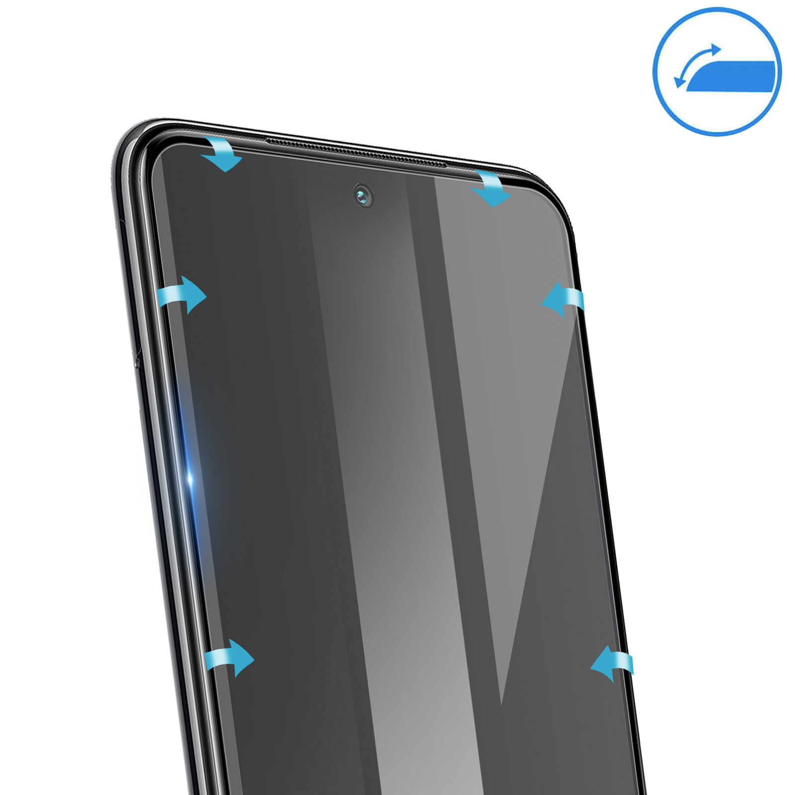 farbigem AVIZAR Glas-Folien(für Rand Redmi Glas gehärtetem 10 Xiaomi 2022) aus Displayschutzfolie mit