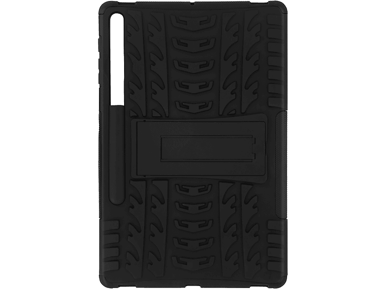 AVIZAR Quadro Series Schutzhüllen Backcover für Samsung Polycarbonat und Silikongel, Schwarz
