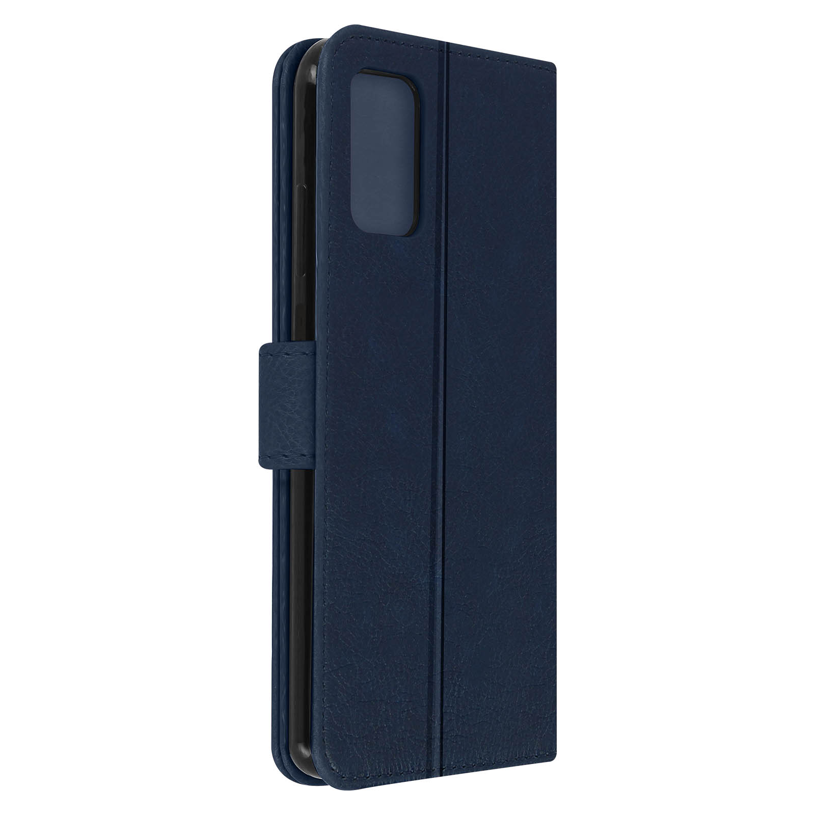 Bookcover, Dunkelblau Chesterfield Galaxy AVIZAR Series, A03s, Samsung,